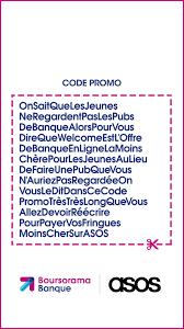 Code promo Boursorama asos